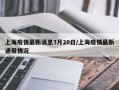 上海疫情最新消息3月20日/上海疫情最新通报情况