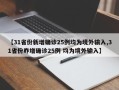【31省份新增确诊25例均为境外输入,31省份昨增确诊25例 均为境外输入】