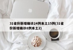 31省份新增确诊24例本土15例(31省份新增确诊8例本土2)