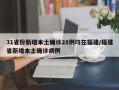 31省份新增本土确诊28例均在福建/福建省新增本土确诊病例