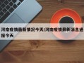 河南疫情最新情况今天/河南疫情最新消息通报今天